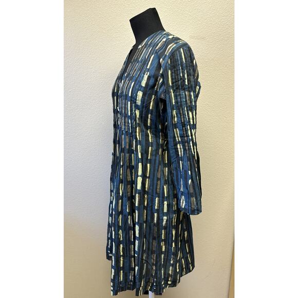 Aman Lamu Kenya Dress S/M Africa Timeless Peasant Boho Unique Flowy Tribal - Picture 6 of 13